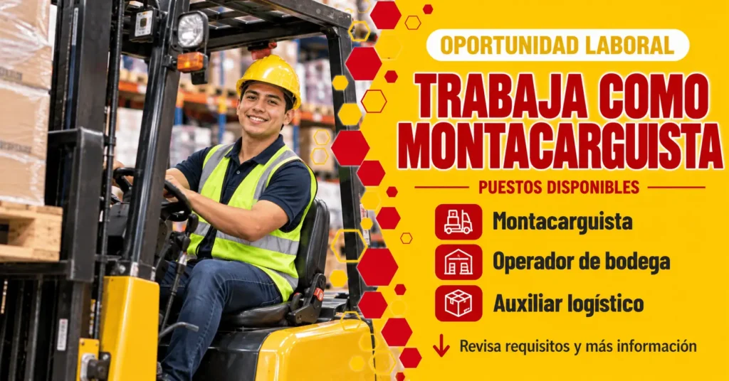 Trabajo para montacarguistas: requisitos y oportunidades