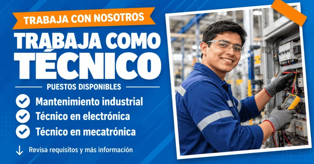 Empleos técnicos en plantas y fábricas